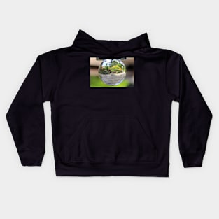 Japanese Garden in a crystal ball Kids Hoodie